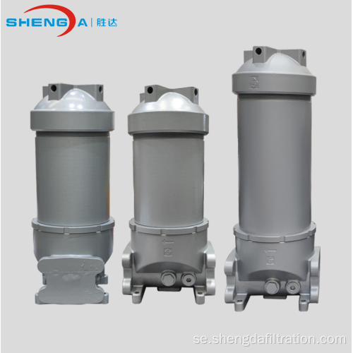 Inline -filter för aluminium/kolstål för hydrauliska enheter